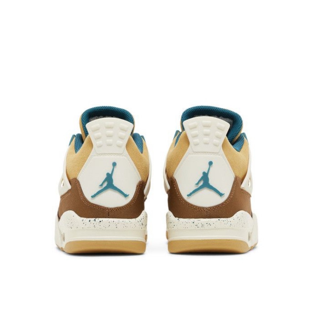 Jordan Men's Cream and Brown Sneakers